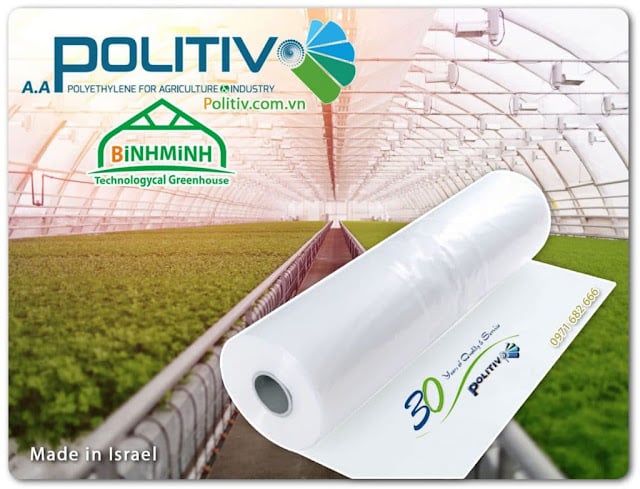 Màng nhà kính Politiv Israel 150 Micron khổ rộng 12m 2 Mang-nha-kinh-Politiv-Israel-150-Micron