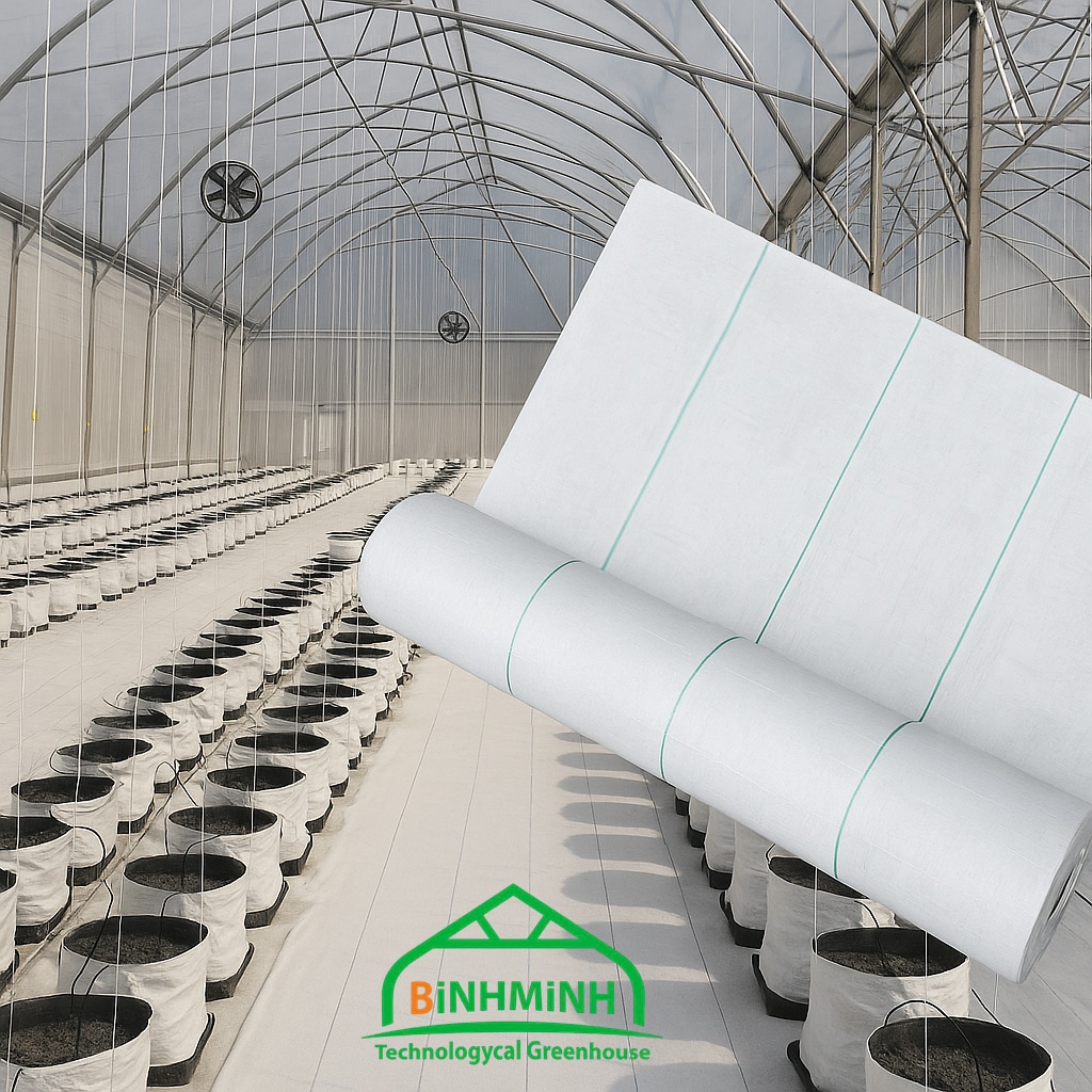 Bạt trải nền nhà kính 2 Bạt trải nền nhà kính