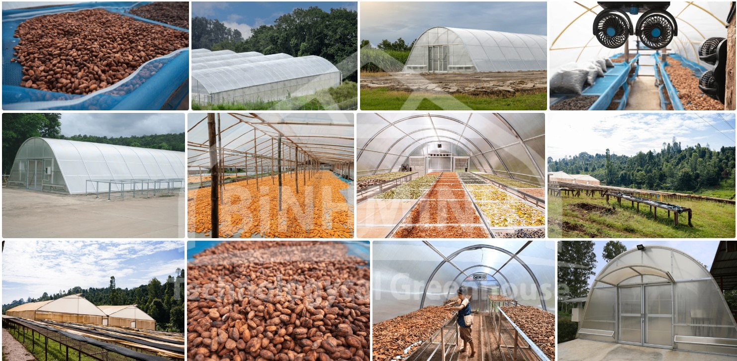 1 so mo hinh nha kinh phoi nong san